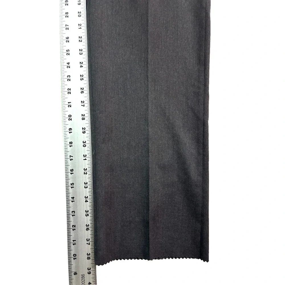 NEW Hickey‎ Freeman 38 Charcoal 100% Worsted Wool Dress Suit Pants Trouser Mens